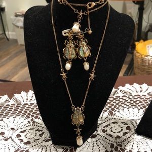 🔴3/25 bohemian necklace set
